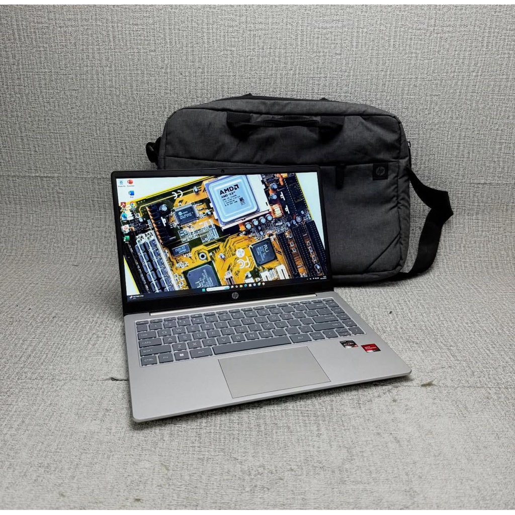 HP Pavilion 14 Ryzen 5-7350U Setara Core i5 Gen 13. Garansi Smpai Mei 2027