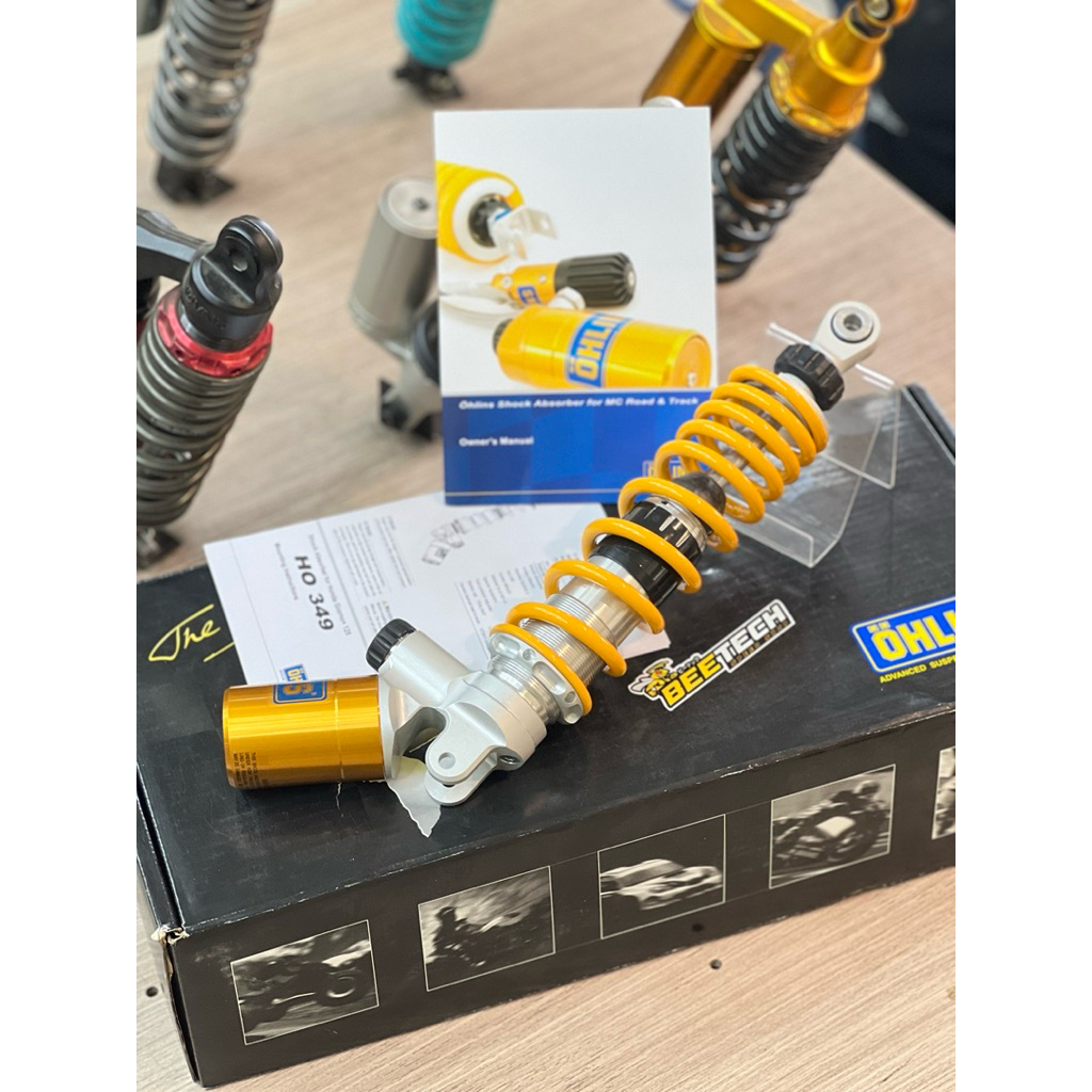 SHOCK BELAKANG MATIC OHLINS HO 0349 320mm STYLO,SCOOPY,VARIO ORIGINAL OHLINS