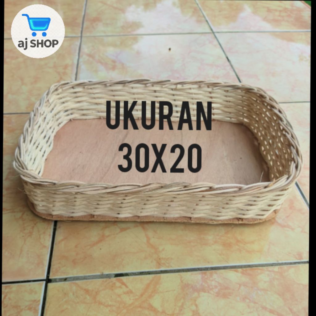keranjang  hantaran rotan kotak natural
