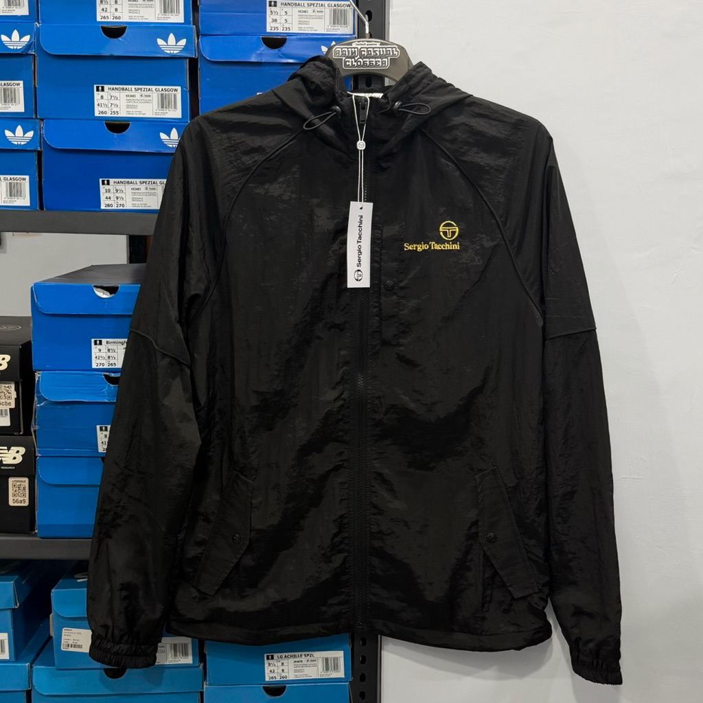 Sergio Tacchini Maldini Hooded Jacket Black