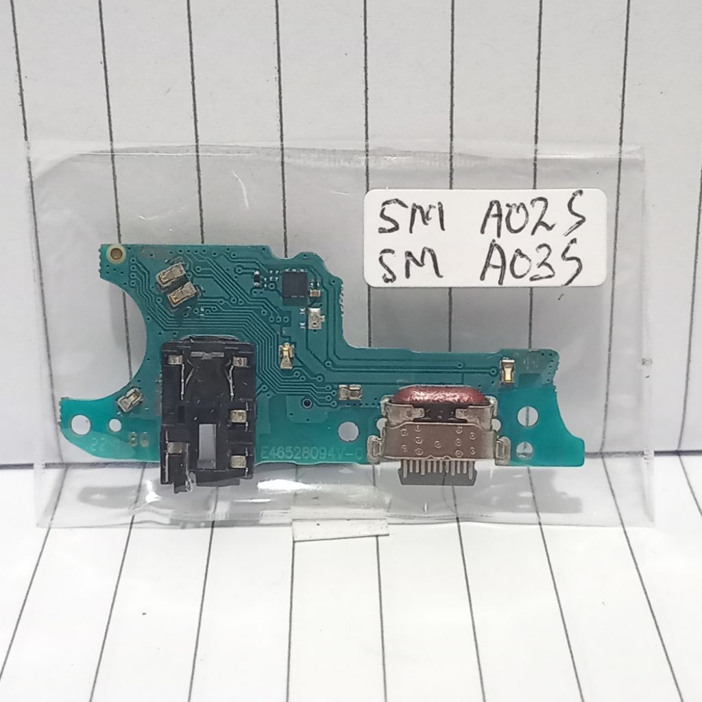 Konektor Cas / Papan Cas ORI Copotan Samsung Galaxy A02s / A03s | Kondisi Konektor Cas Sudah Tes Nor