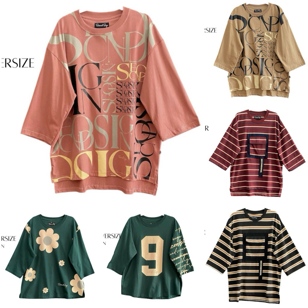 TERBARU  OVERSIZE SERIES BY SECOND SIGN