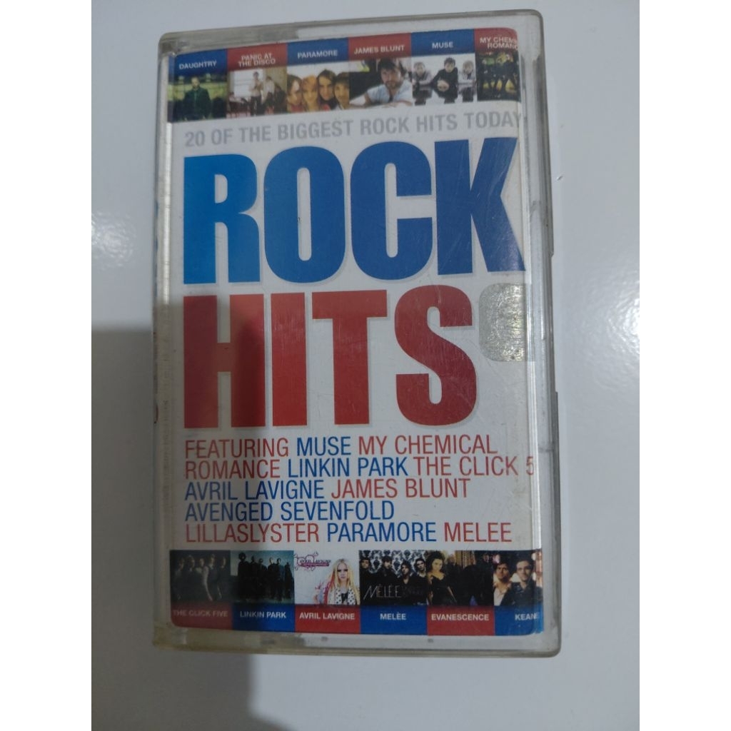 Kaset Original Rock Hits Kompilasi - Linkin Park - Paramore - Avenged Sevenfold