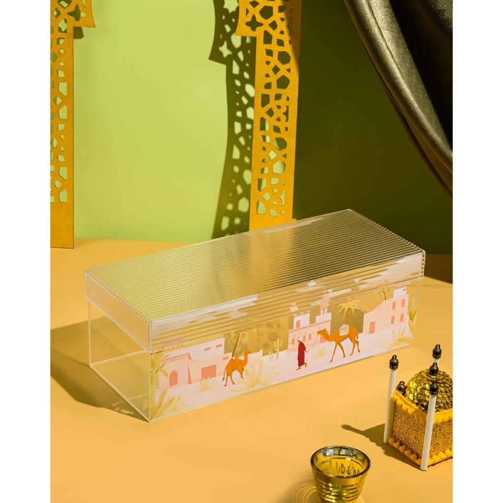 Acrylic Box / Box Akrilik Packaging Hampers Lebaran - Royale Box