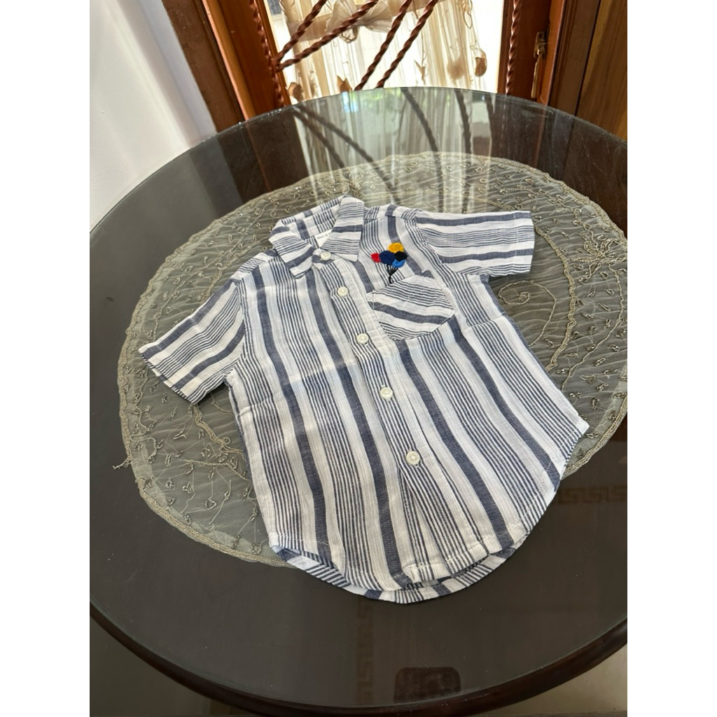 (Preloved) Bee&Bae Kemeja Bayi uk 6-12 bulan