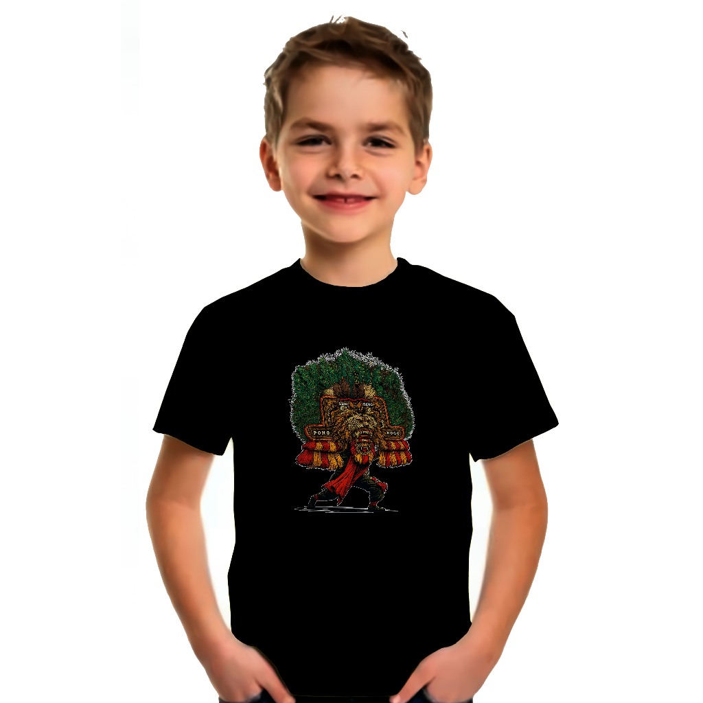 Kaos Anak DADAK MERAK Kaos Oleh Oleh Reog Ponorogo