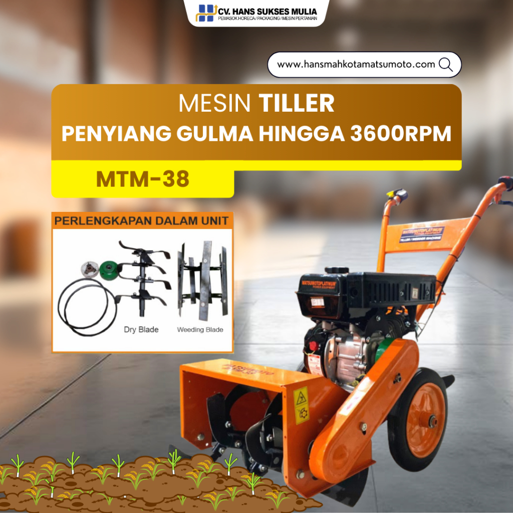 TILLER / WEEDER MACHINE MATSUMOTO MTM 38 / MTM38 / MTM-38