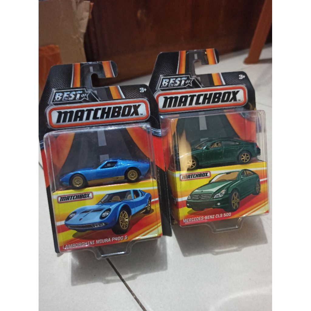 BEST OF MATCHBOX MERCEDES BENZ CLS 500 - LAMBORGHINI MIURA