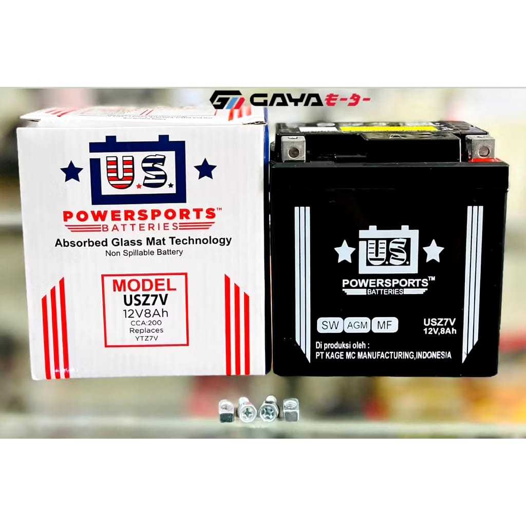 Aki Motor Gel US POWER SPORT Type GTZ7V