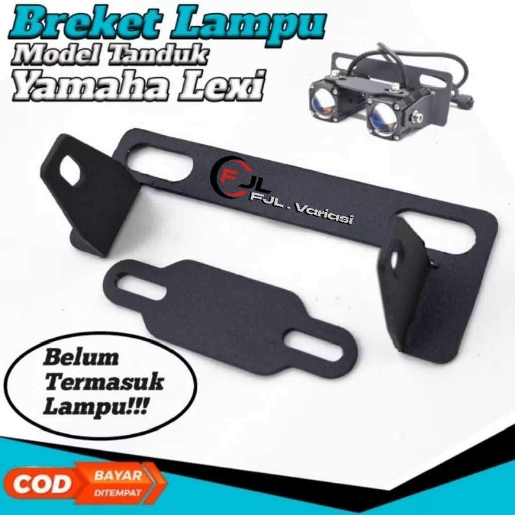 Breket Dudukan Lampu Tembak Lexi Lama Dan Lexi LX |Bracket Dudukan lampu D2 laser Lexi FJL.variasi