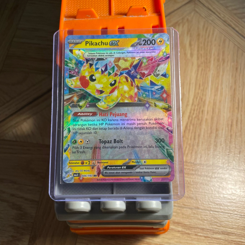 Kartu Pokemon Pikachu ex