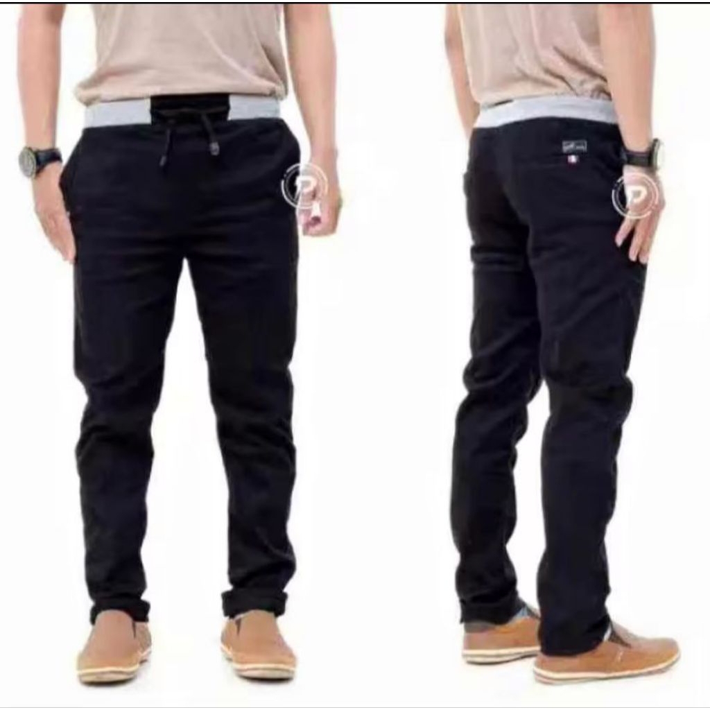 [Bisa COD]Celana Panjang Chinos Pria Dewasa kolor RIB Pants