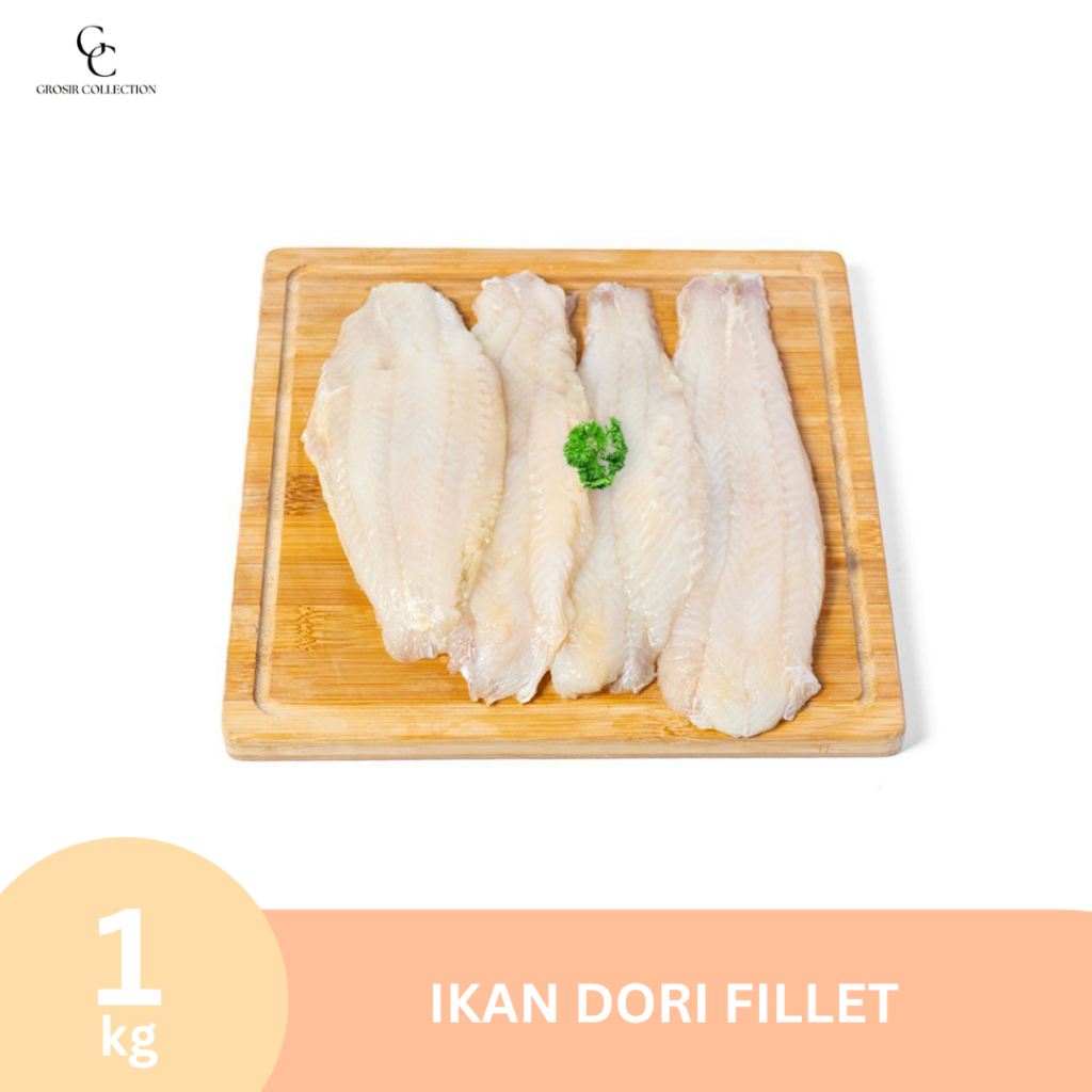 Ikan Dori Fillet 1kg Full Daging Fresh Frozen Bahan Ikan Dori Berat 1kg