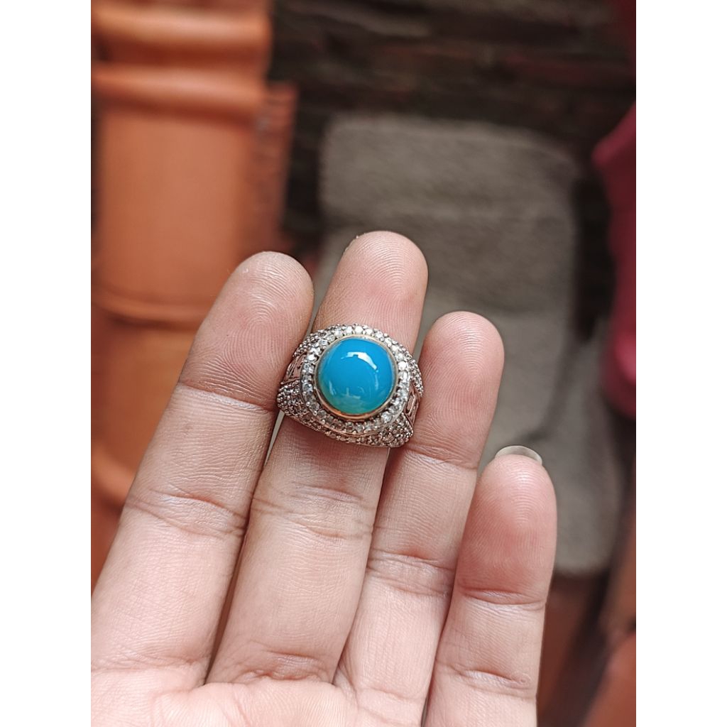 Bacan doko natural ring perak