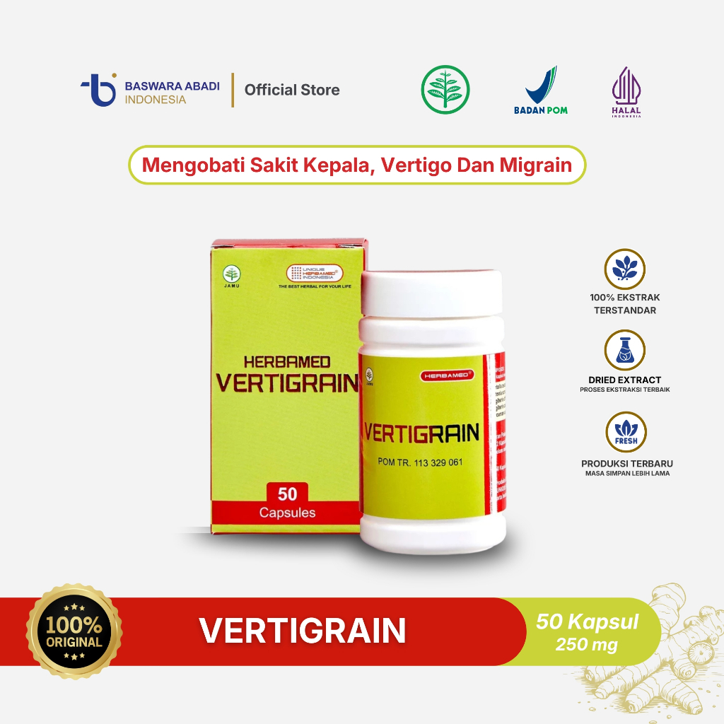 Vertigrain - Mengobati Vertigo & Migrain | Obat Vertigo | Obat Migrain