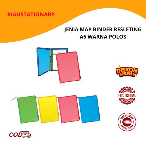 JENIA MAP BINDER RESLETING A5 WRN