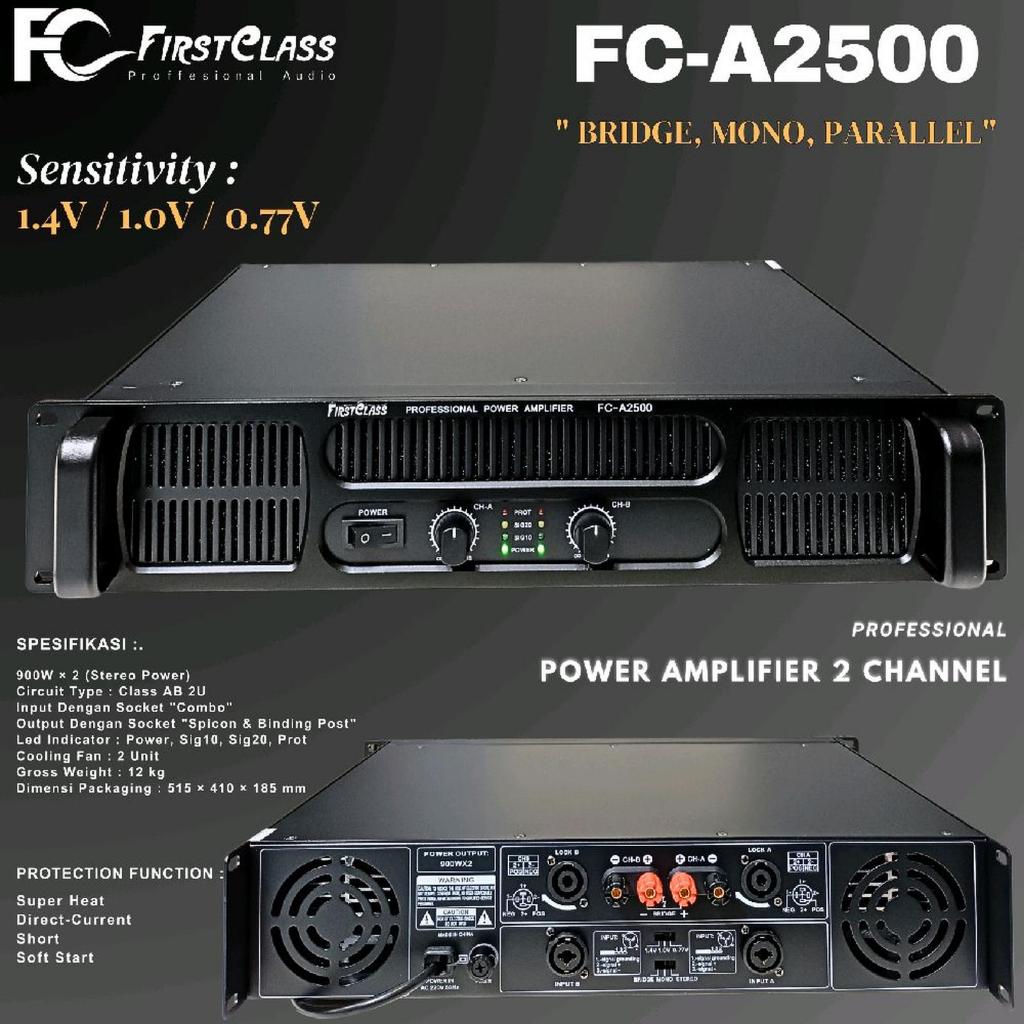 Power amplifier Fristclass FC A2500 ampli fc A 2500 fristclass fc a2500 | MELODY CLASSIC