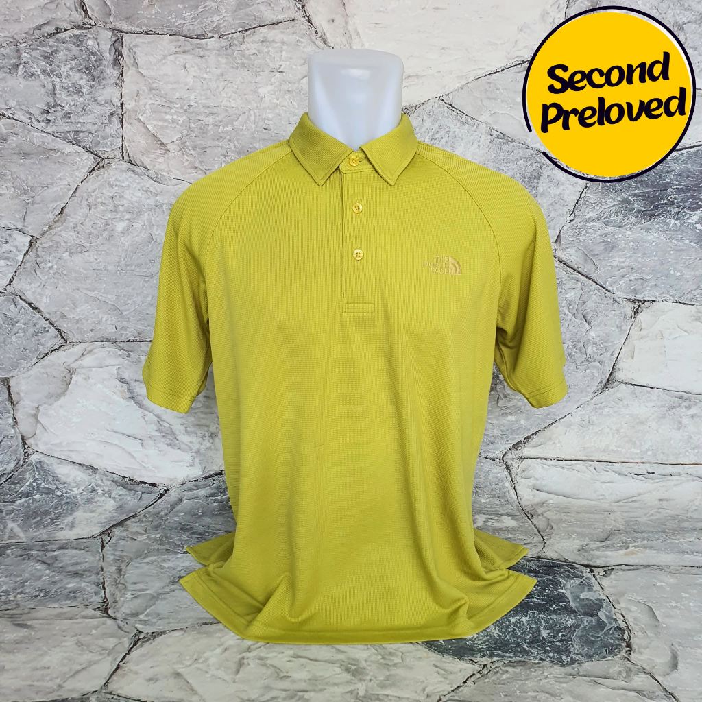 Baju Kaos Polo THE N0RTH F4CE TNF - Size XL / LD 56 cm - Original - Used