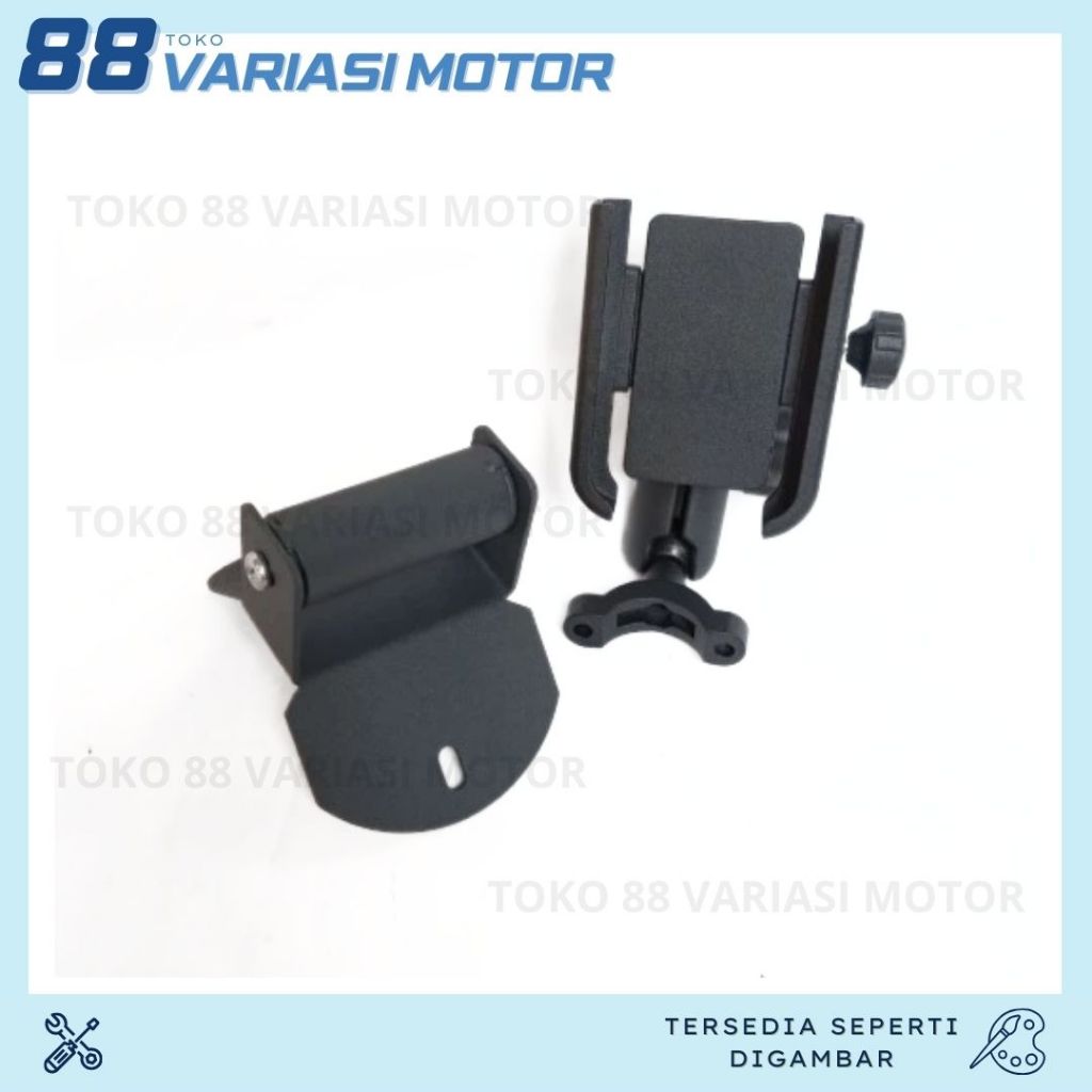 PAKET HOLDER HP BREKET BRACKET GPS HOLDER HP MOTOR YAMAHA NMAX NEW COVER STANG MOTOR NMAX BARU HOLDE