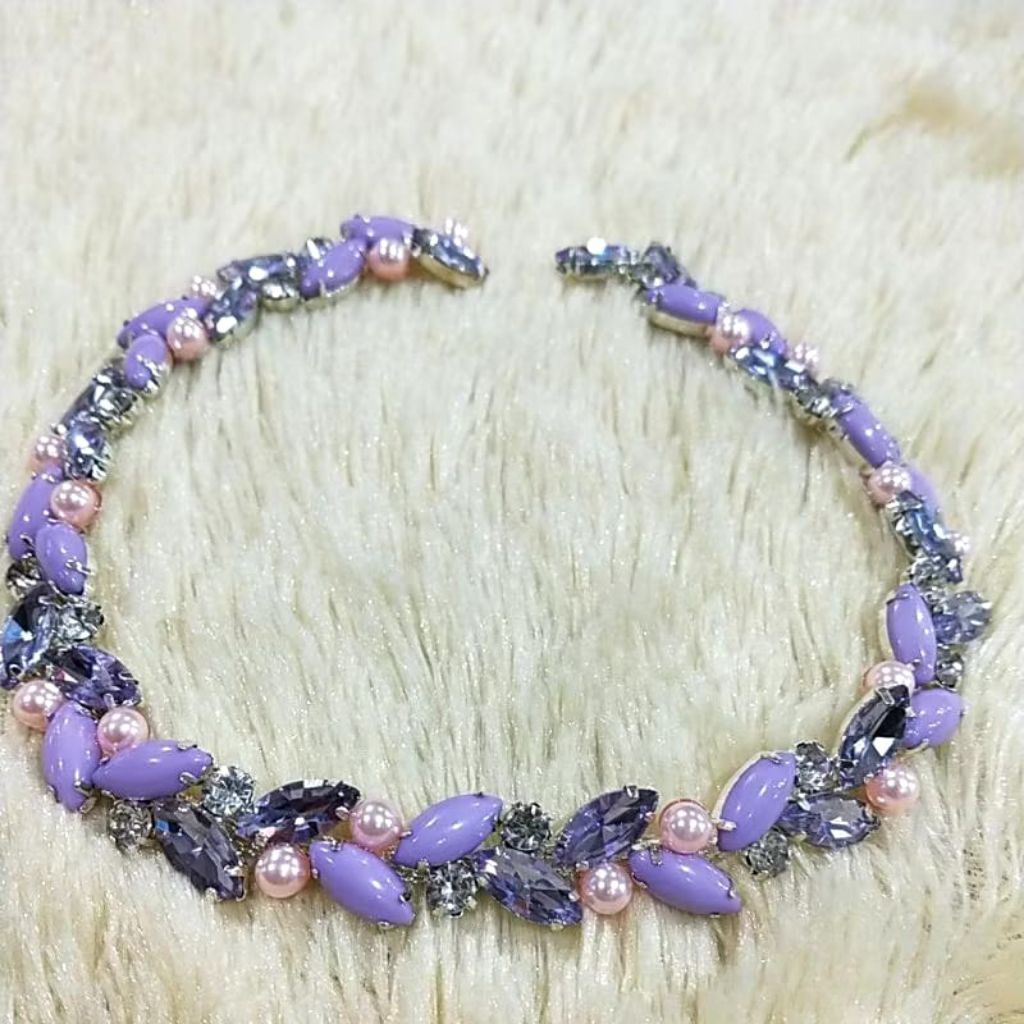 Payet Lilac Rangkai 10CM