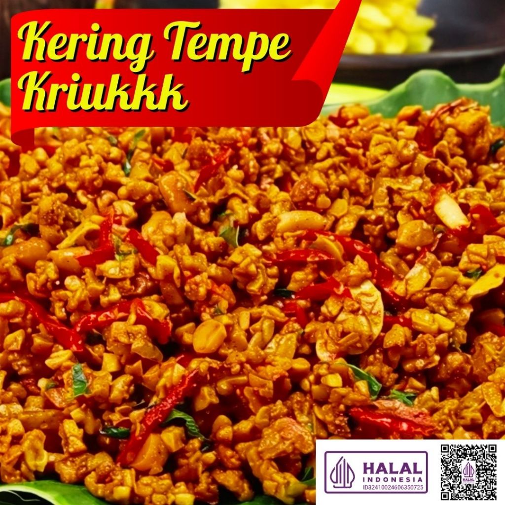 200gr Kering Tempe Pedas Manis/ Kering Tempe Renyah Kriuk/ Tempe Orek/ Orek Tempe/ Kering Tempe/ Ore