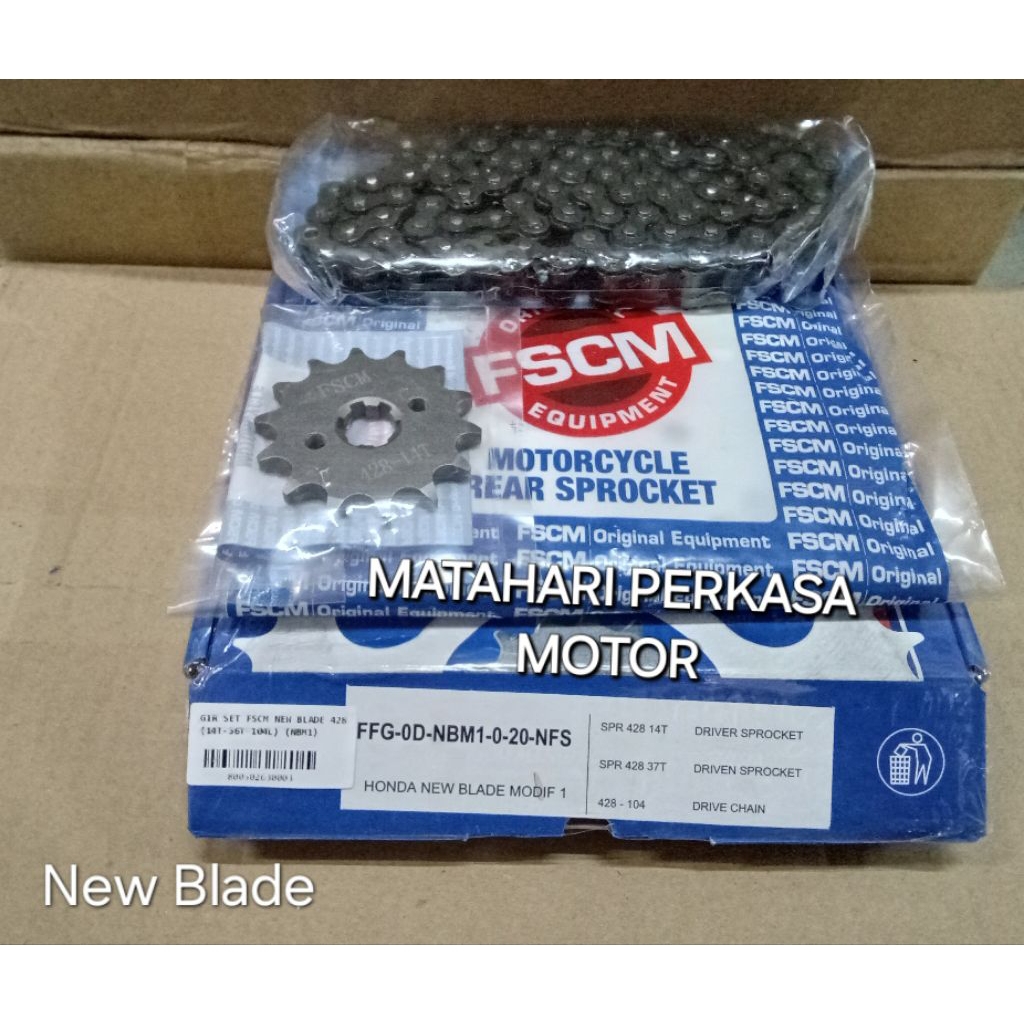 Girset FSCM Biru Blade New 428
