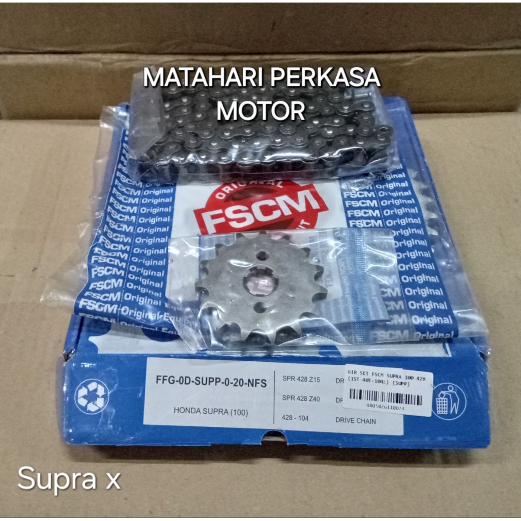 Girset FSCM Biru Supra x