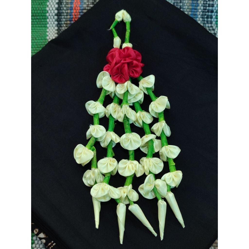 Melati Kolong Keris/ Melati Juntai Keris/Ronce Melati Keris/Melati imitasi kertas kain