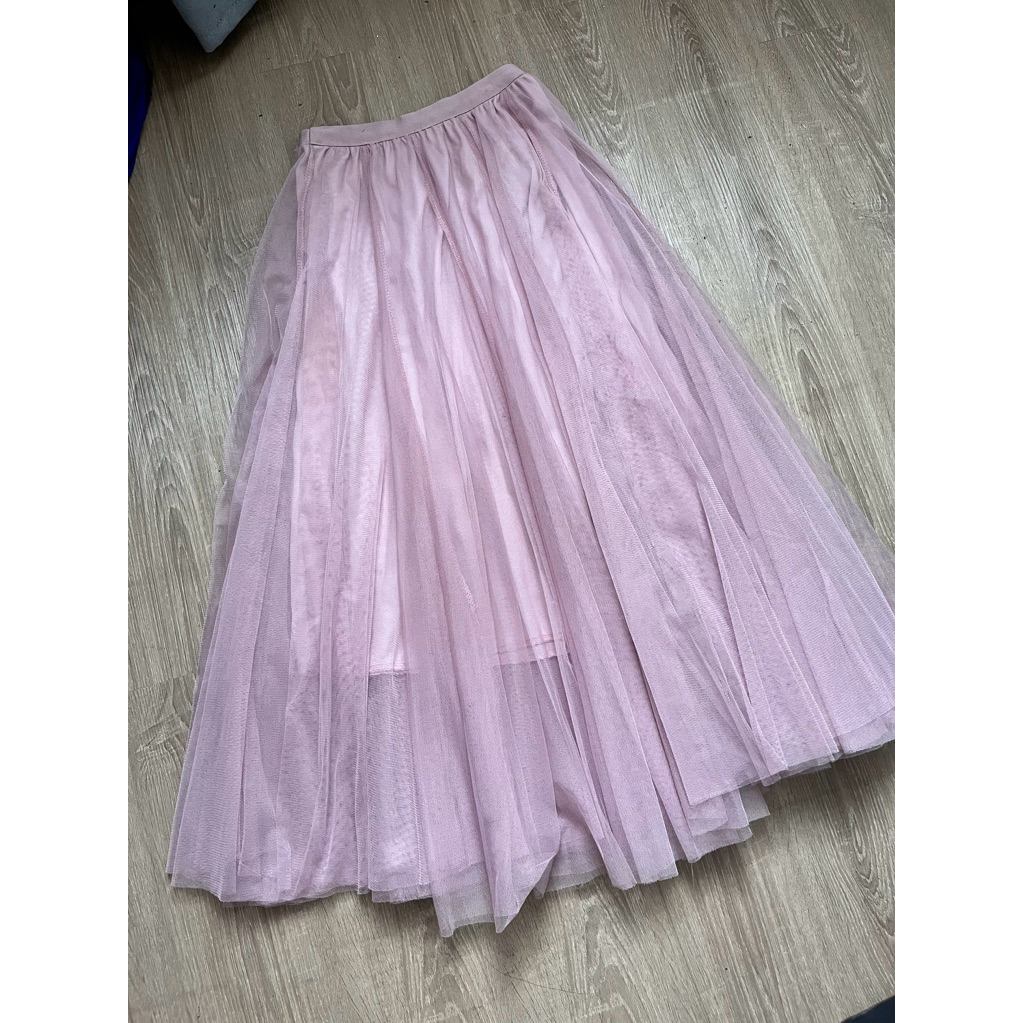 rok tutu dusty pink