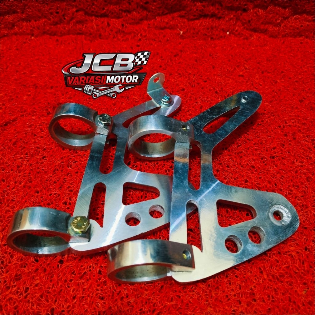 Kupingan lampu RX KING model CNC/breket lampu RX KING lubang 30/kupingan lampu rx king