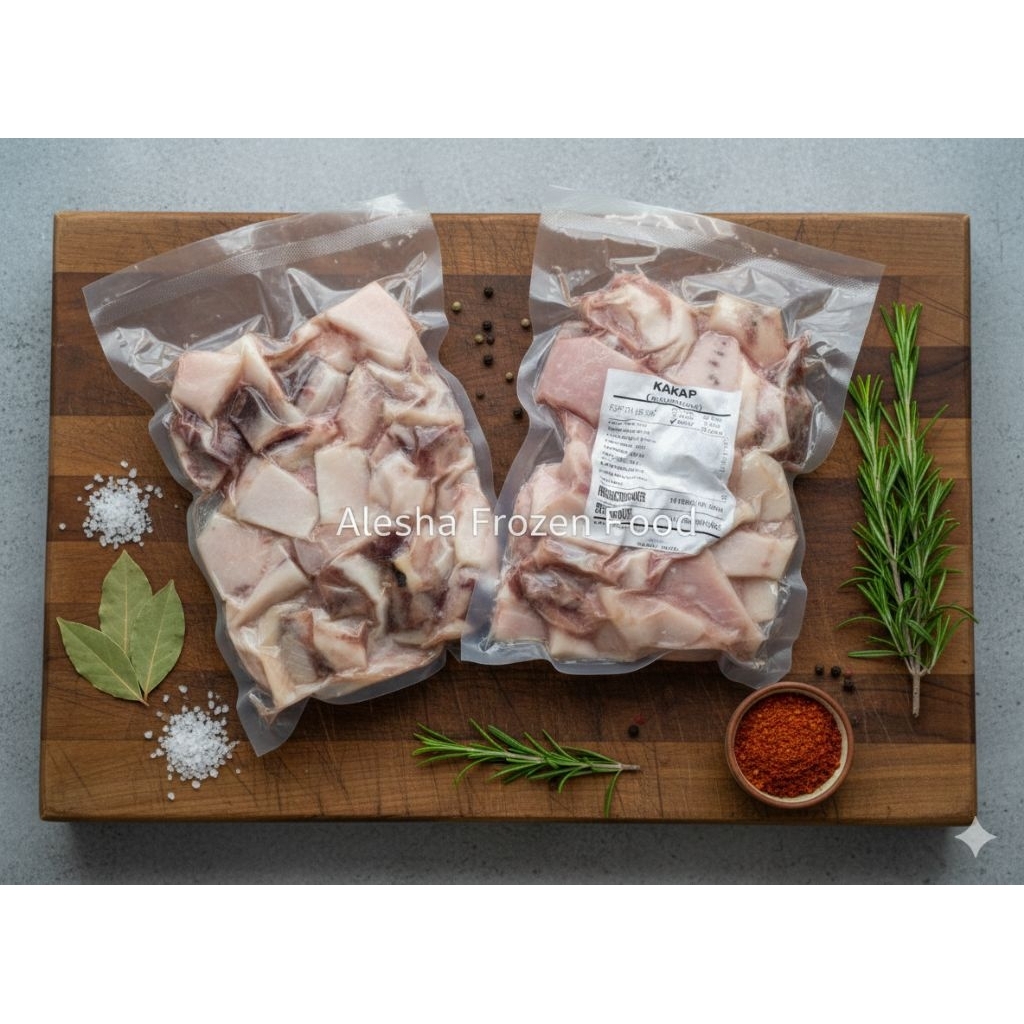 Kakap Cube Skinless Fillet Reguler 500gr Fillet Kakap Kakap Cube