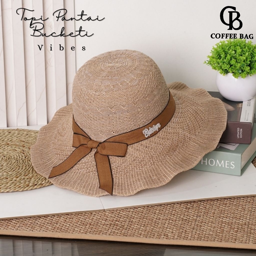 [CB] Topi Pantai Wanita Topi Perlindungan Sinar UV  Topi Bucket Manohara-DY-1135/50/41/45/39