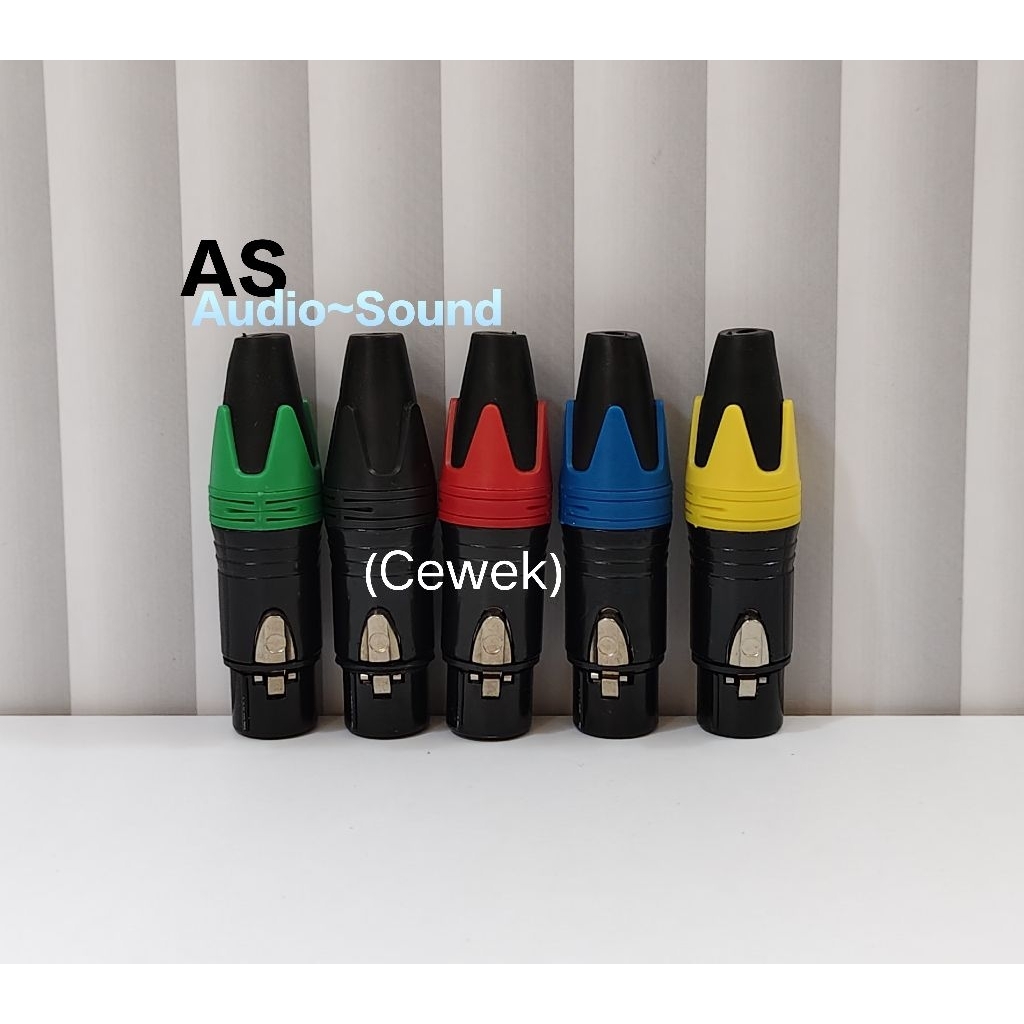 Soket Canon XLR 3Pin Female ( Cewek)