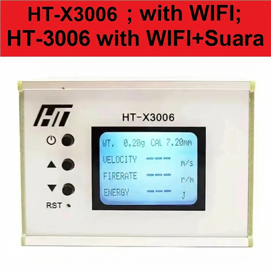 -IKIAELO- Alat Ukur Kecepatan Chronograph Hante Chrono X3006 WiFi Edition Pengukur FPS Chronograph