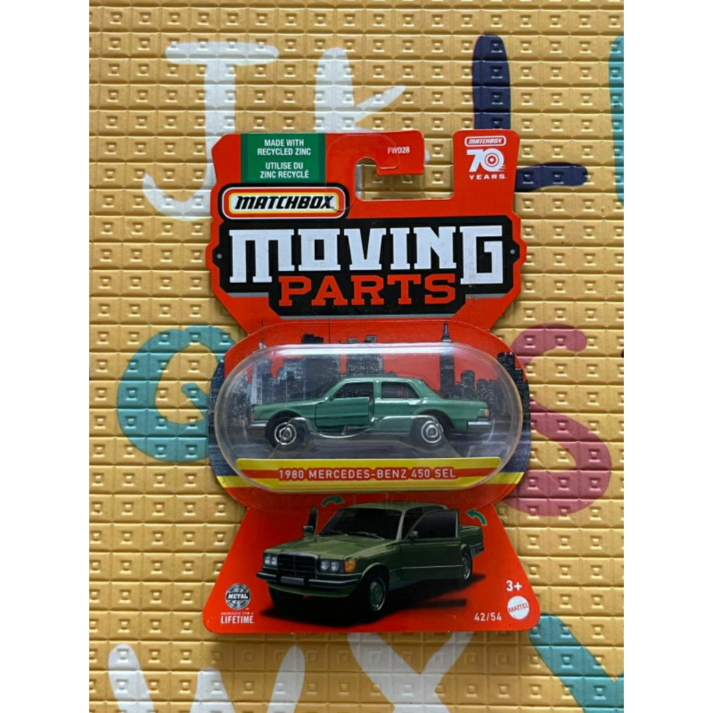 Matchbox Mercedes Benz 450 SL Moving Parts