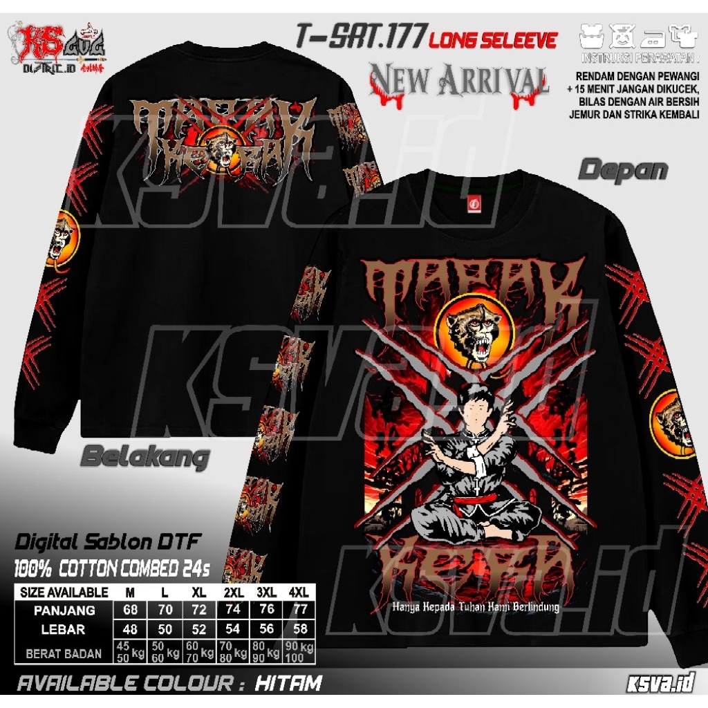KAOS IKSPI LONGSLEVE-177 TAPAK KERA (Wajib KTA/Chat Toko)