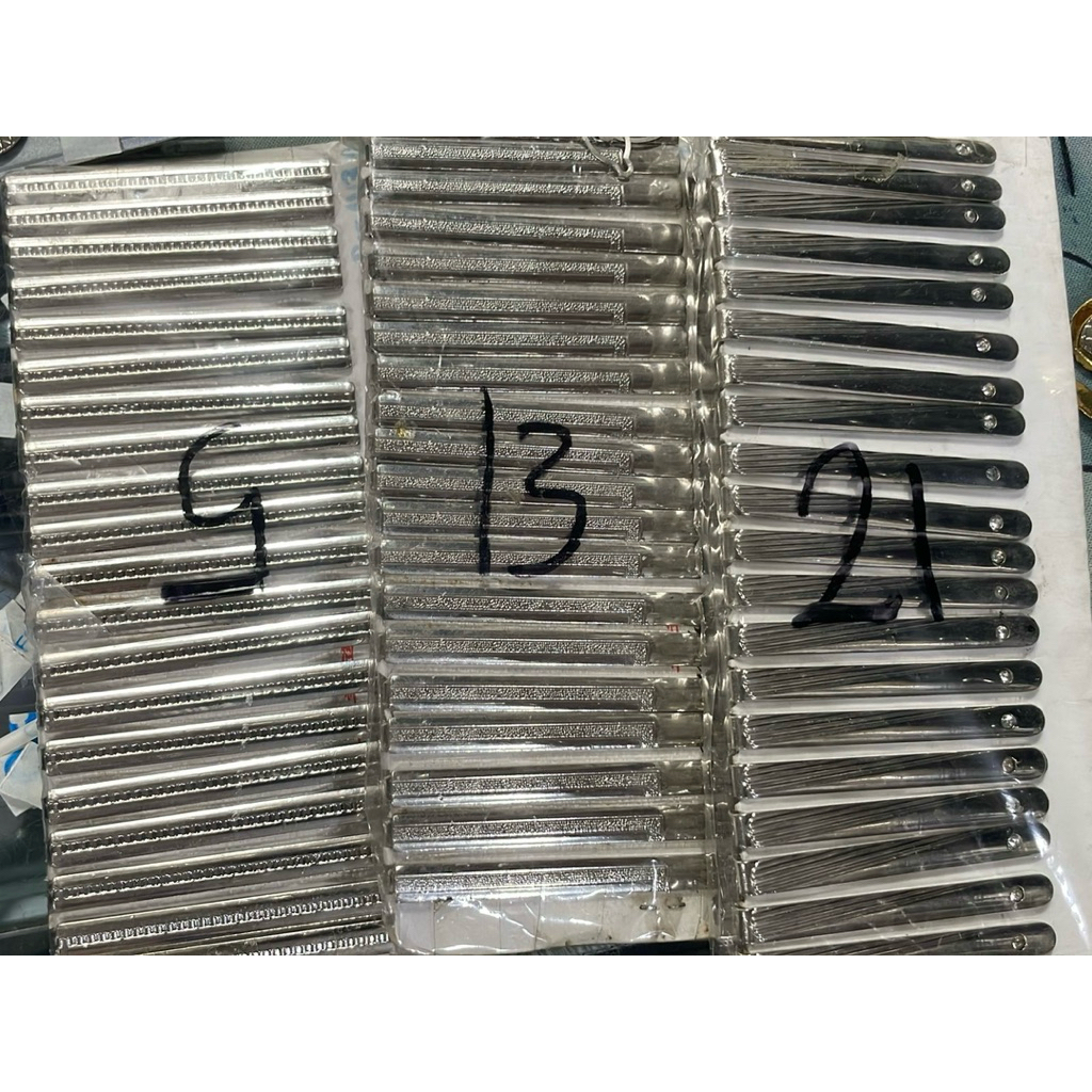 Jepit Dasi Silver Per Papan / Per Kodi / Per 20pcs Penjepit Dasi Silver Jepitan Dasi Silver