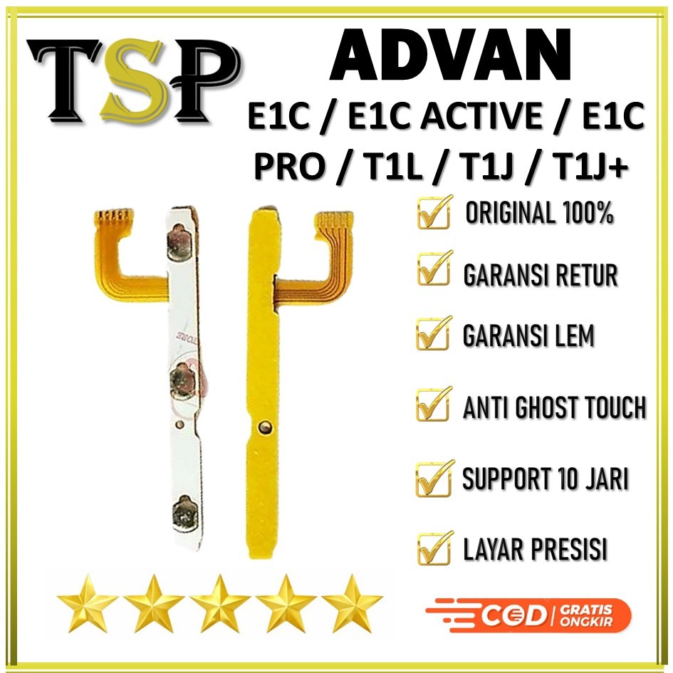 FLEXIBLE ON/OFF+VOL ADVAN E1C / E1C ACTIVE / E1C PRO / T1L / T1J / T1J+ ORIGINAL 100%
