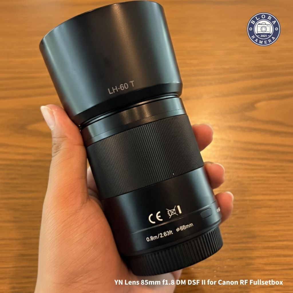 YN Lens 85mm F1.8 DF DSM II For Canon RF Fullsetbox