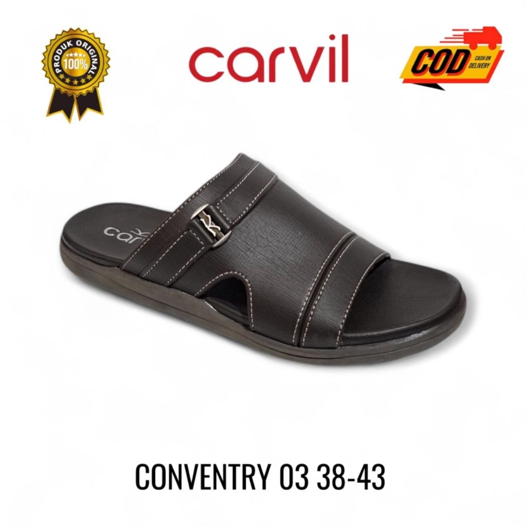 SENDAL CARVIL PRIA CASUAL TERBARU DIJAMIN 100% ORIGINAL