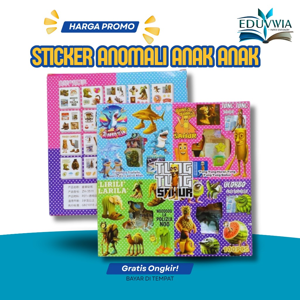 Stiker Momo Aesthetic Cute Waterproof – Isi 100 Pcs