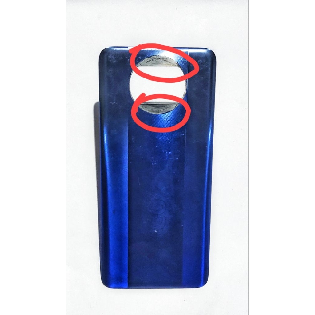 BACKDOR POCO X3PRO MINUS ORIGINAL COPOTAN