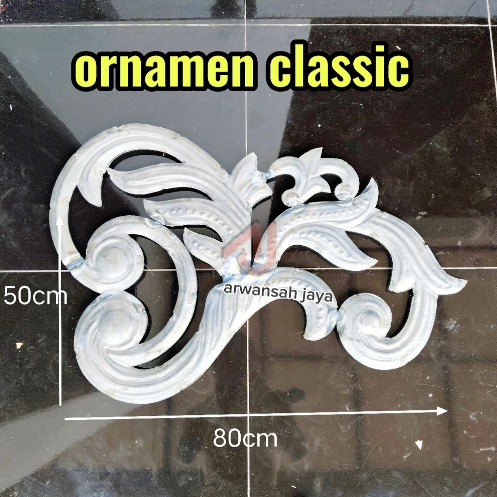 ORNAMEN AKSESORIS PAGAR BESI KLASIK