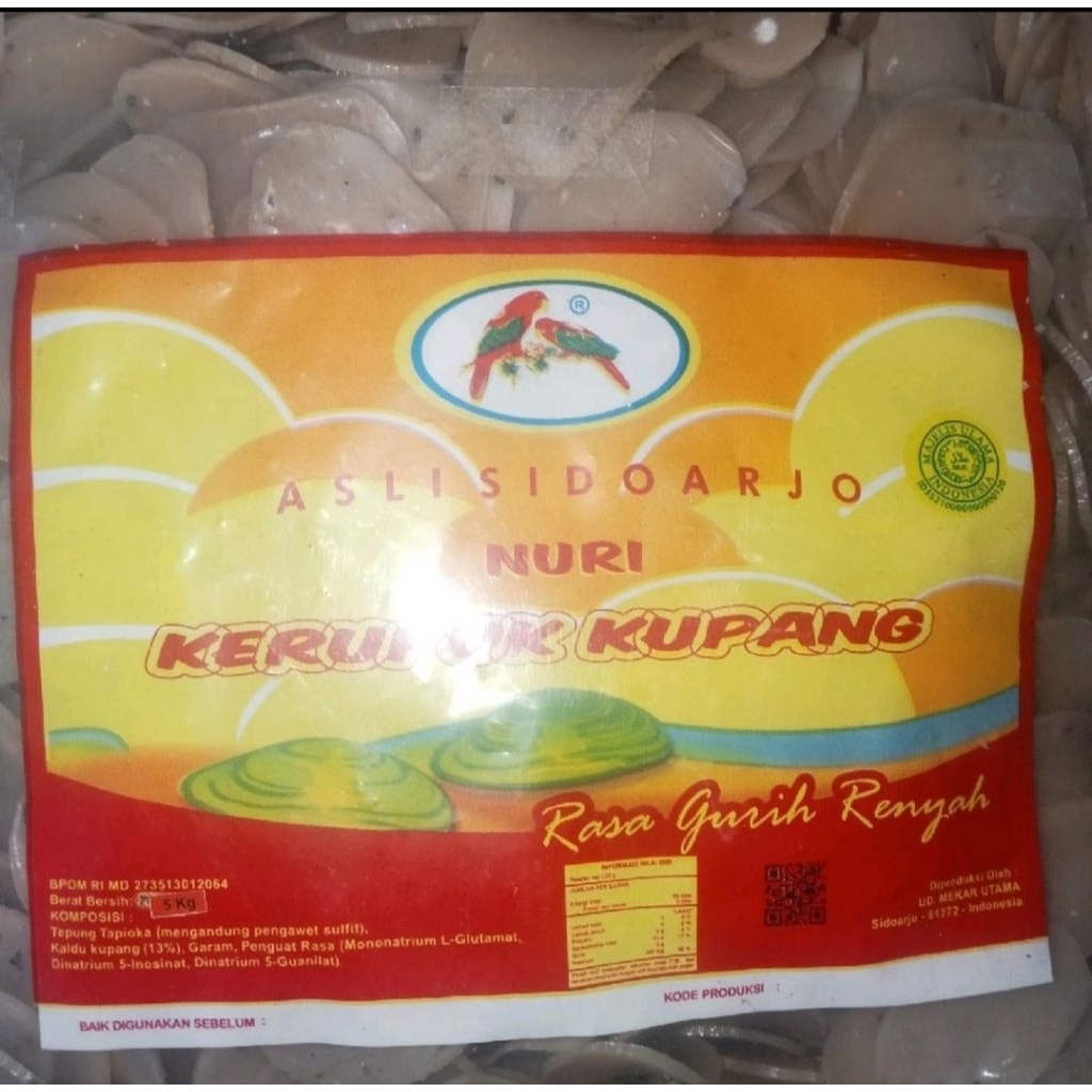 1kg kerupuk Kupang mentah