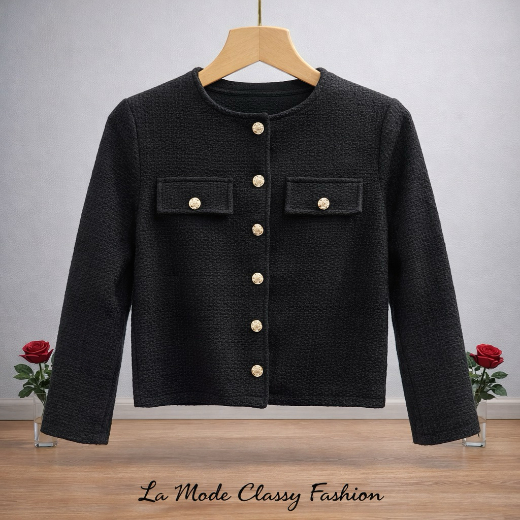 Blazer Wanita Lengan Panjang Premium Import