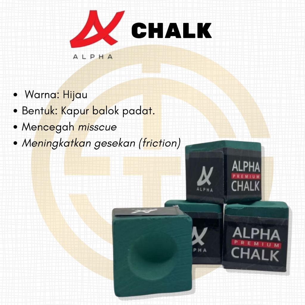 Alpha Chalk Premium - Green (Hijau)