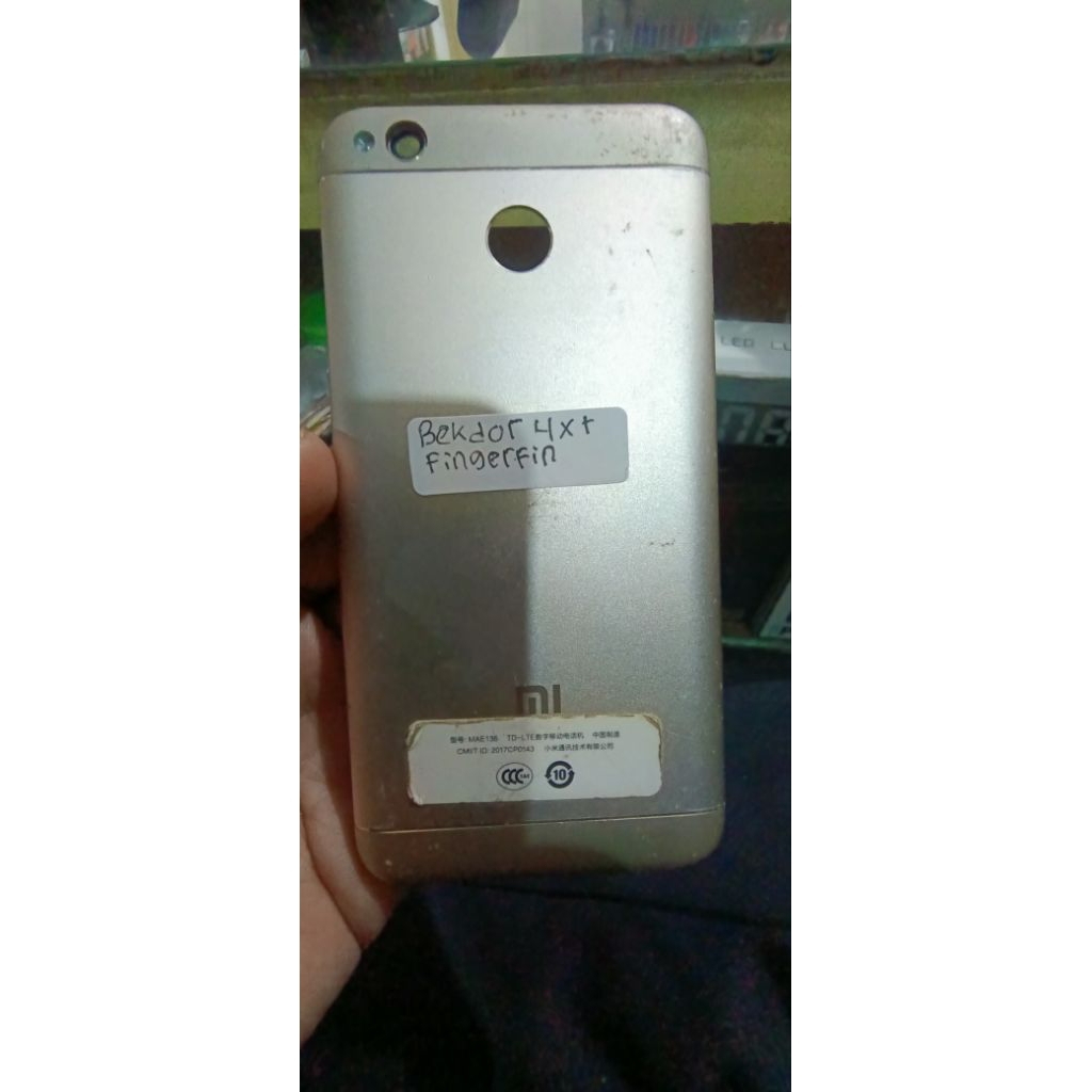 Backdoor Redmi 4x Fingerprint Original