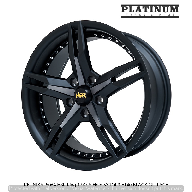 VELG HSR KEUNIKAI RING17 LOBANG 5 VELG MOBIL XPANDER TERIOS RUSH INNOVA ALMAZ HRV BRV CRV