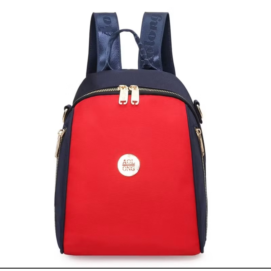 Aolong backpack perium canvas original - tas ransel wanita