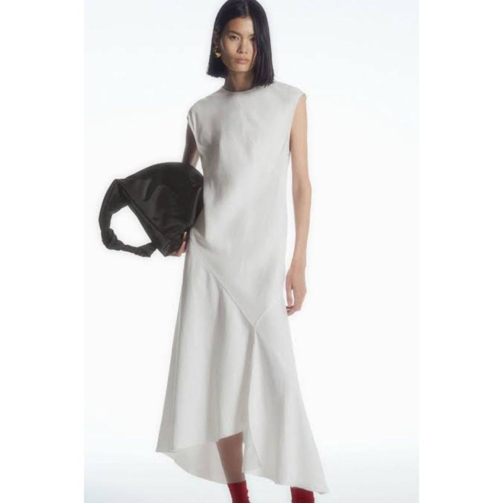 preloved cos white dress